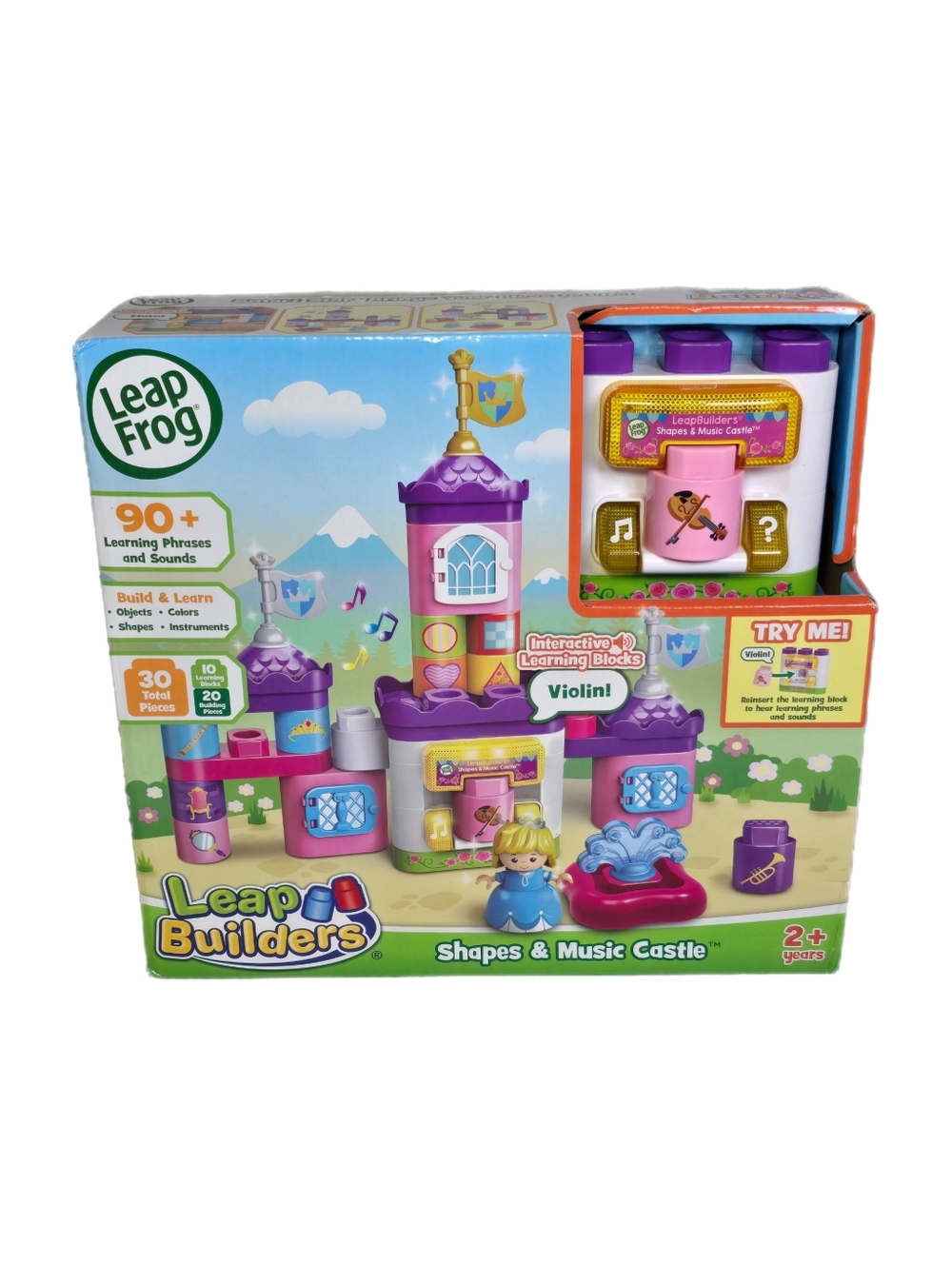 NEW Leap Frog Leap Builders Shapes & Music Castle Educational Building Blocks